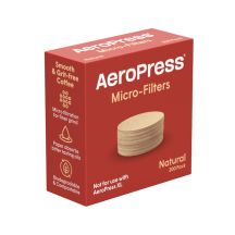 Aeropress natural paper coffee filters 200 pcs