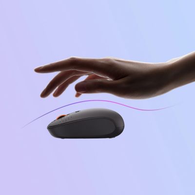 13. Baseus F01B 2.4GHz Wireless Mouse + Bluetooth 3.0 + 5.0 - Gray
