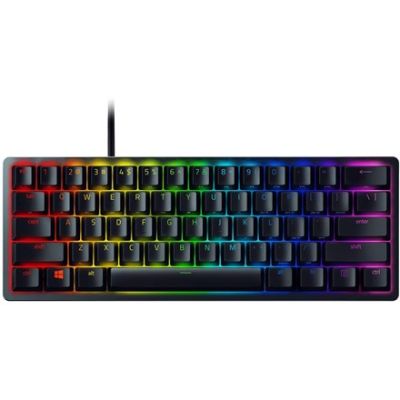 5. Razer Huntsman Mini Keyboard Gaming USB QWERTY American International White