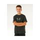 6. RIP CURL Eternal Shred Wash Tee-Boy Black