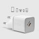 9. SBS TETRGAN1C20W 20W GaN Wall Charger with Power Delivery - White