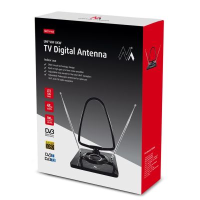7. Maclean MCTV-963 indoor antenna (active; 48 dB)