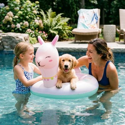 3. SWIMMING RING 70x70CM ALPACA 35639