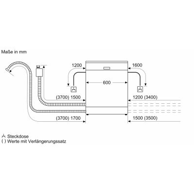 11. Built-in dishwasher BOSCH SMV2IVX57E