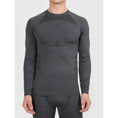 Seamless thermal ski underwear with quick-drying finish - men's longsleeve 4F 4FWAW26USEAM311-21M