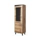 NORD display cabinet 60x38x182.5 oak wotan/anthracite