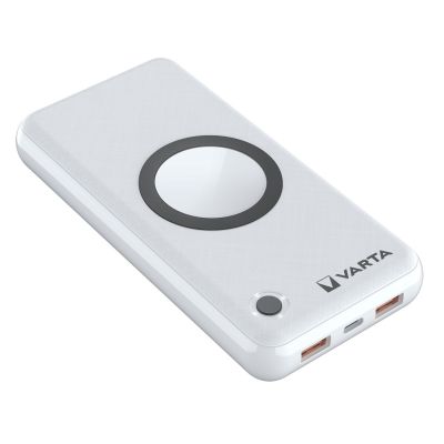 6. Varta 57909 101 111 Power Bank Lithium Polymer (LiPo) 20000 mAh Wireless Charging White