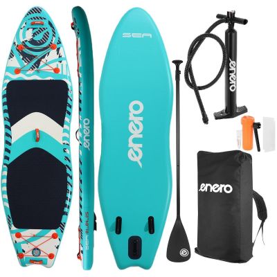 22. SET - SUP BOARD 140KG INFLATABLE ENERO 320x91x15CM SEA