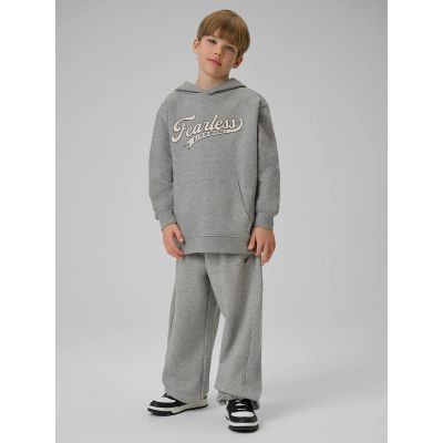 3. Boy's loose hooded sweatshirt 4F 4FJRSS26TSWSM2636-27M