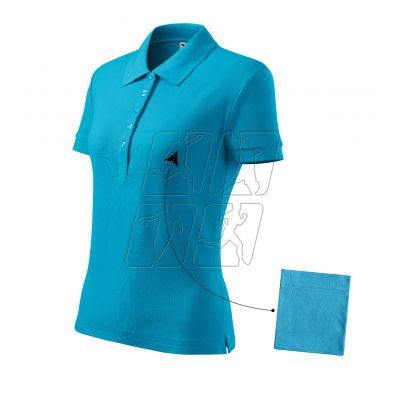 Malfini Cotton polo shirt W MLI-21344 turquoise