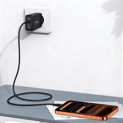 8. Tech-Protect NC140W-GAN 4-Port 140W Wall Charger - Black