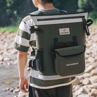 12. Rockbros Thermal Backpack with Insulation 18l Ergonomic - Green