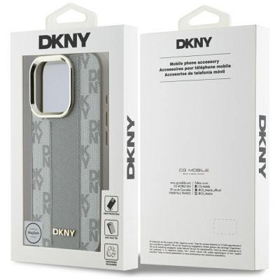 8. DKNY Checkered Pattern Magsafe iPhone 16 Pro Case - Beige