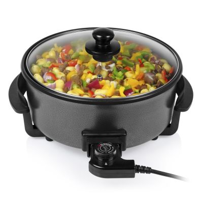 6. Tristar | Multifunctional XL grill pan | PZ-9135 | Diameter 30 cm | Grill | 1500 W | Lid included | Fixed handle | Black