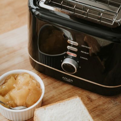 7. Toaster with grate ADLER AD 3224b black