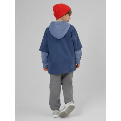 2. Boy's loose T-shirt with print 4F 4FJRSS26TTSHM3467-31S