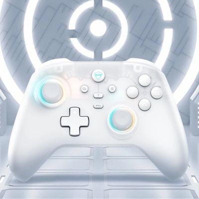 2. Machenike G3 V2 Wireless Game Controller with Charging Station - White
