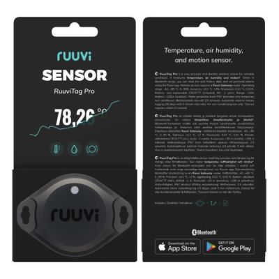 3. Ruuvi RTPro3in1 Indoor/Outdoor Wireless Temperature and Humidity Sensor