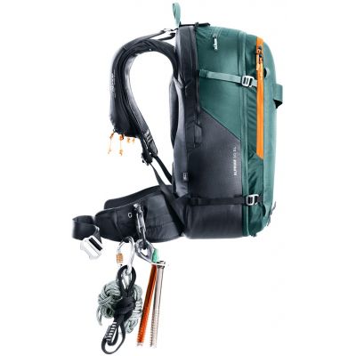 7. Deuter ALPROOF 30 SL backpack, Black, Green Denim, Polyamide, Polyester