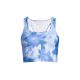 CASALL Blossom Square Neck Sports Top Blue