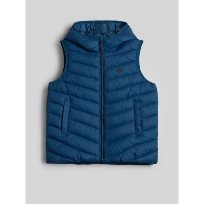 5. Boy's vest with synthetic filling 4F 4FJRAW26TVJAM431-30S