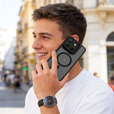 5. Tech-Protect Magmat MagSafe Case for Motorola Edge 70 Fusion / Fusion + 5G - Matte Black