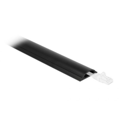 DeLOCK Cable tray 70 x 20 mm - length 1 m black