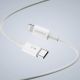 9. GaN Dudao A30EUL 30W USB-A / USB-C Wall Charger + USB-C - Lightning Cable - White