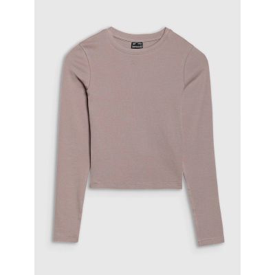 5. Longsleeve slim smooth girls 4F 4FJRSS25TLONF505-83S