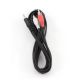 2. GEMBIRD CCA-458-2.5M cable (2x Cinch M - Mini Jack M; 2.5m; black)