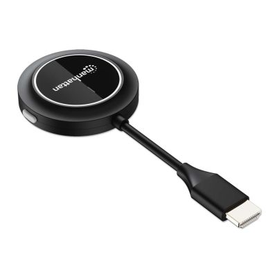 2. Manhattan 208444 AV Extender AV Transmitter Black