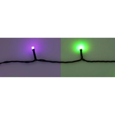 12. CHRISTMAS TREE LIGHTS 96 LED RGB LIGHT CHAIN WITH REMOTE CONTROL