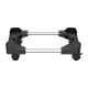 3. Orico CPB4 Adjustable Computer Stand with Wheels - Black