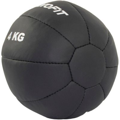 7. ENERO FIT 4KG SYNTHETIC LEATHER MEDICINE BALL