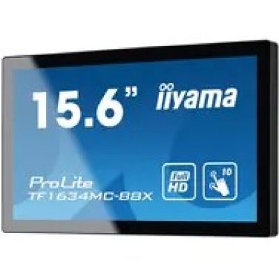 11. iiyama ProLite TF1634MC-B8X computer monitor 39.6 cm (15.6") 1920 x 1080 px Full HD LED Touchscreen Multi-user Black