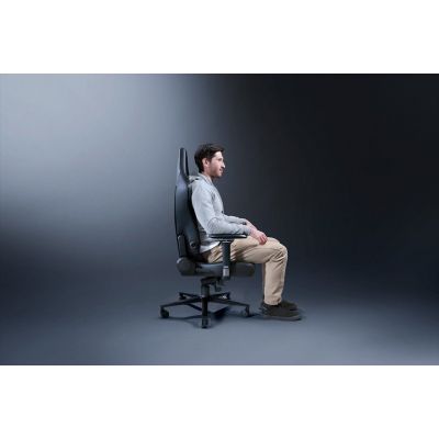 2. Razer Iskur V2 Gaming Chair Upholstered Seat Black