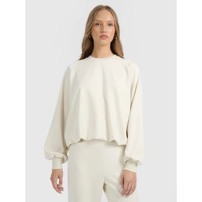 Women's 4F 4FRAW25TSWSF2508-12S modal sweatshirt with no zipper