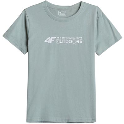 2. Women's T-shirt 4F F3495 Mint 4FWAW26TTSHF3495 47S
