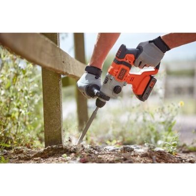 9. Black & Decker BCD900B-XJ 1880 RPM SDS Plus Drill Black, Orange