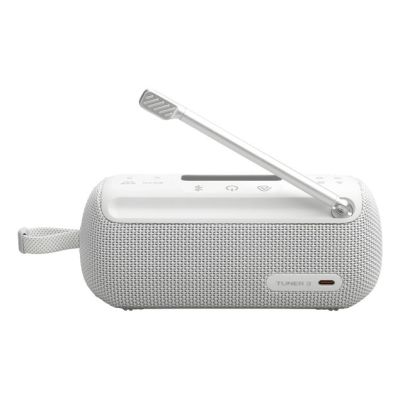 2. JBL TUNER 3 speaker (white, wireless, with FM and DAB+ radio)