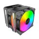 8. Montech NX600 ARGB Processor Air Cooler 12 cm Black 1 pc.