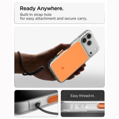 13. Spigen Ultra Hybrid MagSafe Case for iPhone 18 Pro Max / 17 Pro Max - Orange