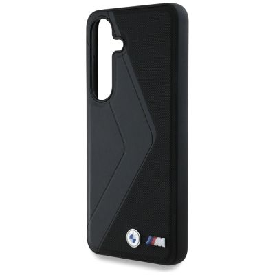 6. BMW Leather Oversized Stripes MagSafe case for Samsung Galaxy S25 - black
