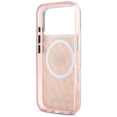 7. Karl Lagerfeld IML Choupette Head Logo MagSafe Case for iPhone 17 Pro Max - Pink