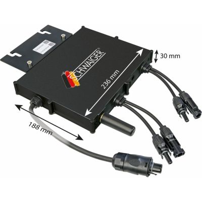 3. Schwaiger SOWR0806 Power Adapter/Inverter Internal Black
