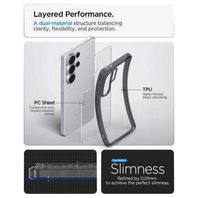 8. Spigen Ultra Hybrid Case for Samsung Galaxy S26 Ultra - Semi-Transparent