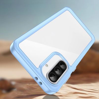 3. Outer Space Case for Samsung Galaxy A56 Cover with Flexible Frame - Blue