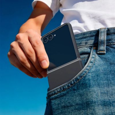 6. Spigen Nano Pop MagSafe Case for Samsung Galaxy Z Flip 8 - Black and Gray