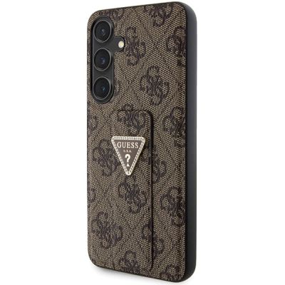 2. Guess GUHCS24SPGS4TDW S24 S921 brown/brown hardcase Grip Stand 4G Triangle Strass
