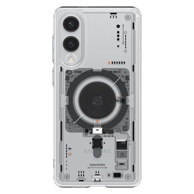2. Spigen Ultra Hybrid Mag Case with MagSafe for Samsung Galaxy S25 Edge with Print - Transparent